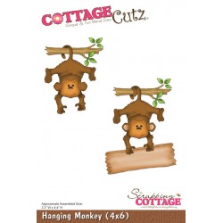 Fustella Cottage Cutz - Hanging Monkey