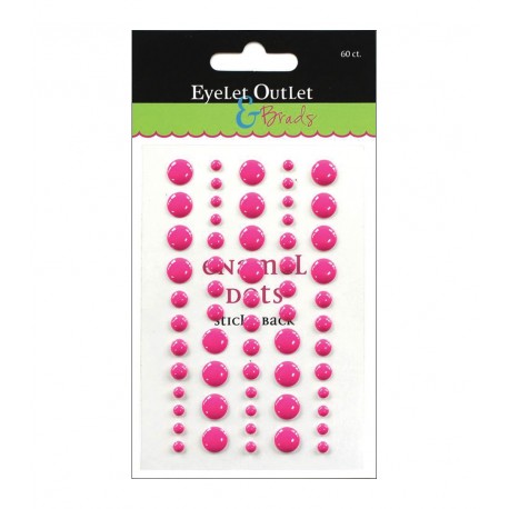 Enamel Dots Eyelet Outlet - Pink