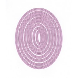 Fustella Nellie Snellen - Straight Dotted Oval