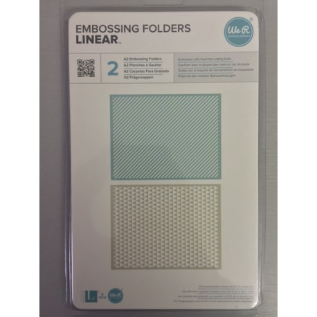 Embossing Folder We r Memory - Linear