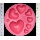 Wow! - Stampo in silicone - Hearts