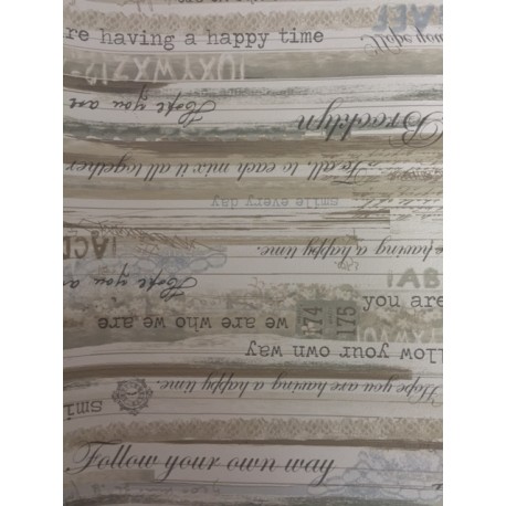 Carta da parati - Scritte Vintage
