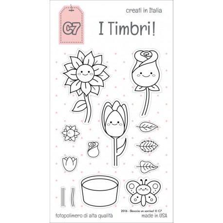 Timbri clear C7 - Sboccia un sorriso