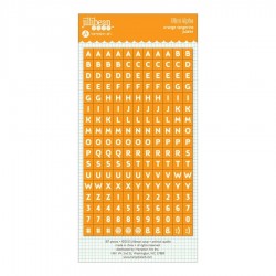 Alfabeto Stickers Jillibean Soup - Orange Tangerine