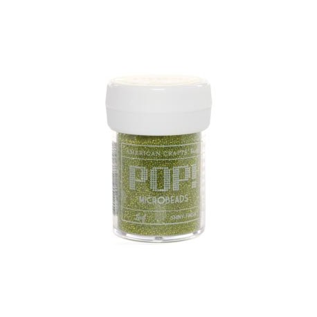 Perline Microbeads American Crafts - POP! - Leaf/Verde lime