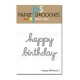 Fustella Paper Smooches - Happy Birthday 2