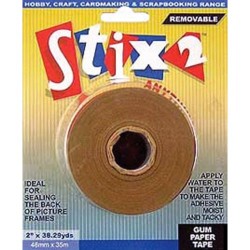 Removable Gummed Paper Tape - Stix2