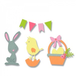 Fustella Sizzix Thinlits - Easter