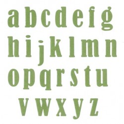 Fustella Impronte D'Autore - Alfabeto Serif Minuscolo - 88046-CML-G