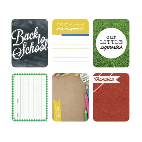 Journal Cards Kaisercraft - 3x4" - School Days