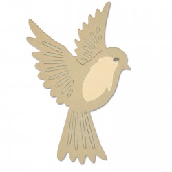 Fustella Sizzix Thinlits - Natural Bird