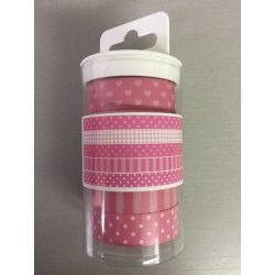 Artemio conf 5 Washi Tape - Pink