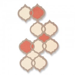 Fustella Sizzix Thinlits - Moroccan Tile