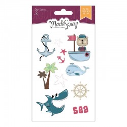 Timbro Clear ModaScrap Clear Stamps - SAILOR'S LIFE