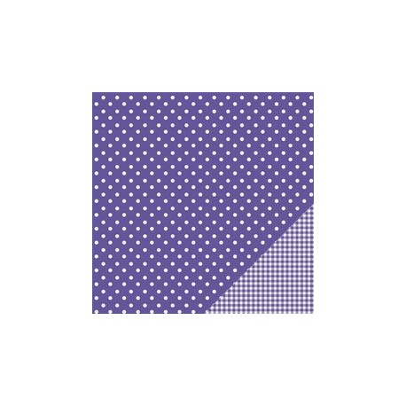 Cartoncino american craft - Purple dot