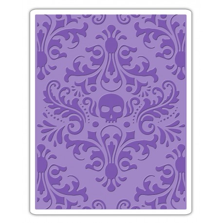 Embossing Folder Tim Holtz - Damask Skull