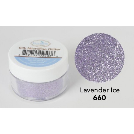 Silk Microfine Glitter - Lavender Ice