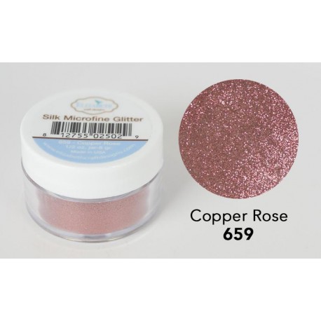 Silk Microfine Glitter - Copper Rose