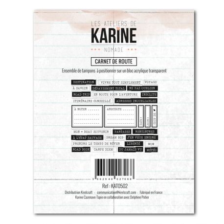 Timbro clear - Les Ateliers de Karine - Carnet de route