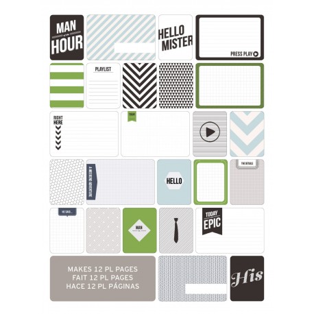 Kit 60 carte - Becky Higgins - MansWorld