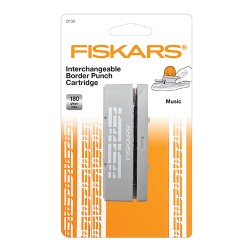 Fiskars -Interchangeable Border Punch Music  -  Cartridge