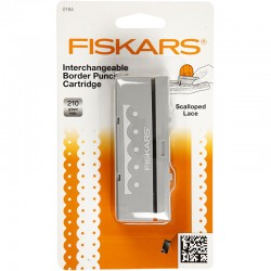 Interchangeable Border Punch Scalloped lace  - Fiskars - Cartridge