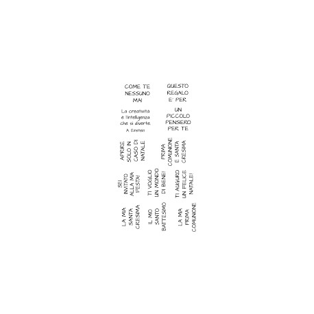 Timbro Clear-Mi - Impronte D'Autore - Sentiment 2
