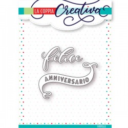 Fustella La Coppia Creativa - Felice anniversario