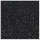 Gomma crepla glitterata adesiva - Nero - 20x30 cm
