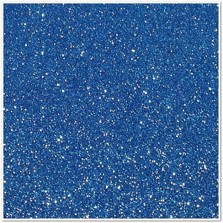Gomma crepla glitterata adesiva - Blu chiaro - 20x30 cm