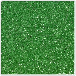 Gomma crepla glitterata adesiva - Verde - 20x30 cm