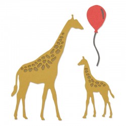 Fustella Sizzix Thinlits - Giraffe