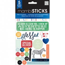 Me&My Big Ideas - Mambi  Clear Stickers - Be Little - Baby Boy 