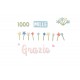 Fustella Sizzix Thinlits - Grazie mille