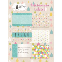 PIATEK13 - Little Girl - Set of journaling cards 6x4"