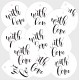 PIATEK13 - With Love - Decoration Tags 01