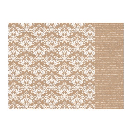 Carta KaiserCraft - Kraft Damask