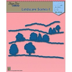 Fustella Nellie Snellen - "landscape scene-1"