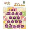 Fustella Nellie Snellen - DADA Baby - "Alphabet train-Numbers" - DDD006