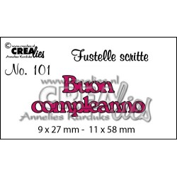 CREALIES - Fustella - Buon compleanno -CLFS101