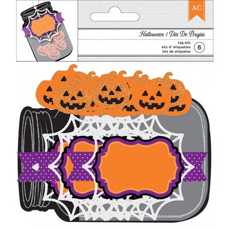 Jar Tag Kit - Halloween - American Crafts