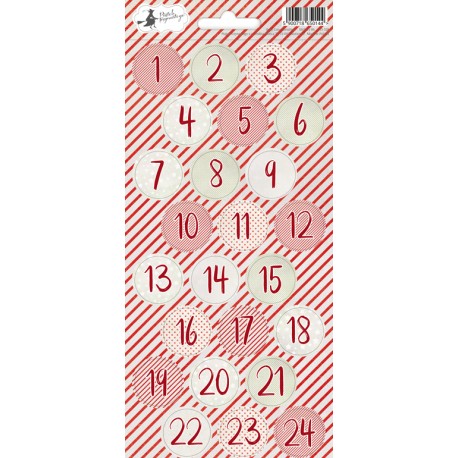 PIATEK13 - Rosy Cosy Christmas - Stickers 06