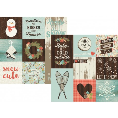 Carta Simple Stories Winter Wonderland - Vertical Journaling Elements