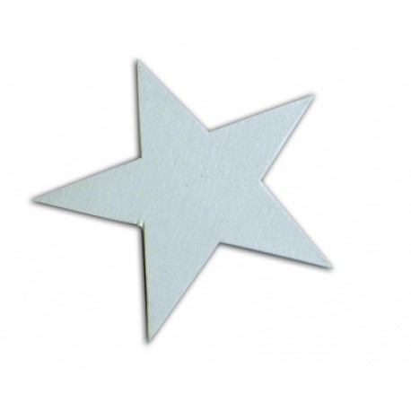 Die Cut Star - 15 pezzi - Bianco - Stix2