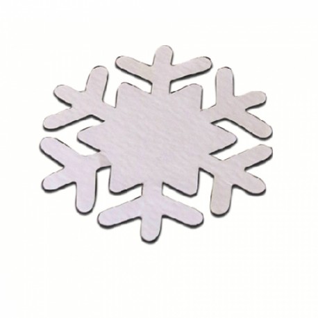 Die Cut Snowflake - 15 pezzi - Bianco - Stix2