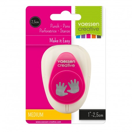 Vaessen Creative Lever punch medium 2,5cm - Baby Hands