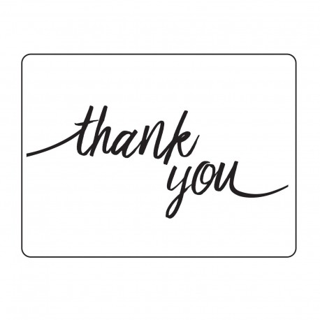 Embossing Folder Darice - Thank You