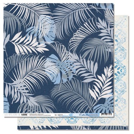 Carta Les Ateliers de Karine - Blue Batik - Exotic Blue