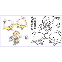 Bundle Fustelle e Timbri coordinati Impronte d'Autore - Pincopanco