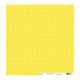 KESI'ART - Cartoncino petits pois - Jaune - PPC-15